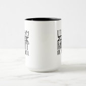 Mug Je pense que mon âme sœur, pourrait être l'alcool, (Centre)