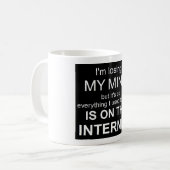 Mug Je perds MON ESPRIT (Devant gauche)
