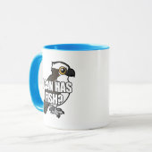 Mug Je peux a des poissons ? (Devant gauche)