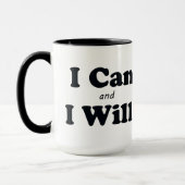 Mug Je peux et je vais le faire (Gauche)