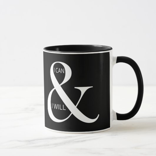 Mug Je peux et je veux motiver (Droite)