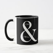 Mug Je peux et je veux motiver (Gauche)