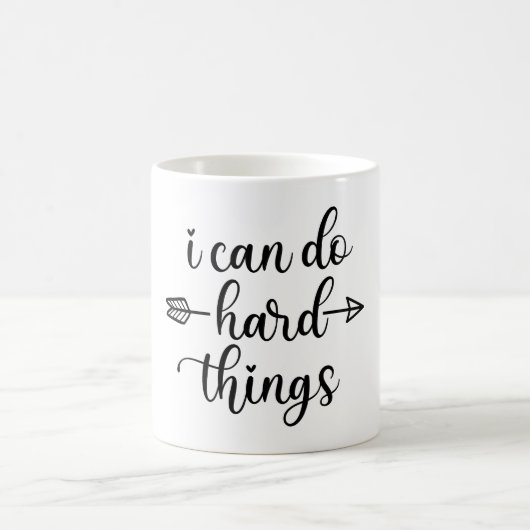 Mug Je Peux Faire Des Choses Dures (Centre)