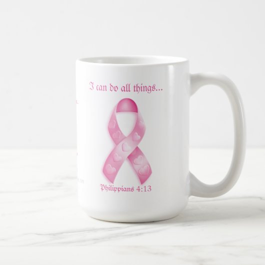 Mug Je peux faire tout des choses par le cancer du (Droite)