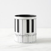 Mug Je peux faire tout par le Christ avec des clés de (Centre)