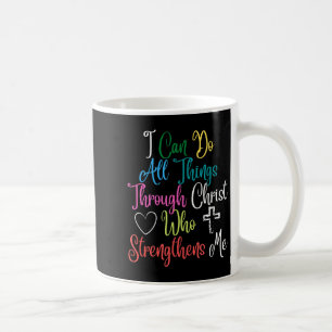 Mug Je peux faire toutes choses par Christ Philippiens