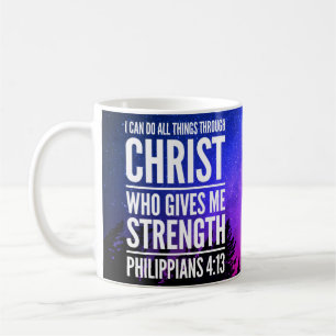 Mug Je Peux Faire Toutes Les Choses Bible Chrétienne V
