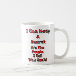 Mug Je peux garder un secret