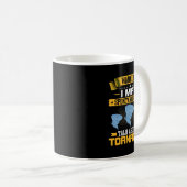 Mug Je Peux Parler Spontanément De Tornades Drôle Met (Devant droit)