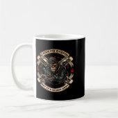 Mug Je peux réparer Stud, mais ça va faire mal à singe (Gauche)