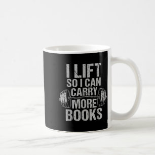 Mug Je peux transporter plus de livres lecteur drôle s