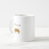 Mug "Je pince" le logo de crabe de roche (Devant gauche)