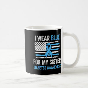 Mug Je Porte Bleu Pour La Journée De Sensibilisation A