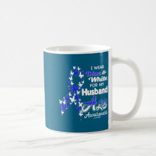 Mug Je porte du bleu blanc pour mon mari - sensibilisa