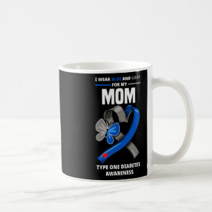 Mug Je Porte Du Bleu Et Du Gris Pour Ma Mère Type Un D
