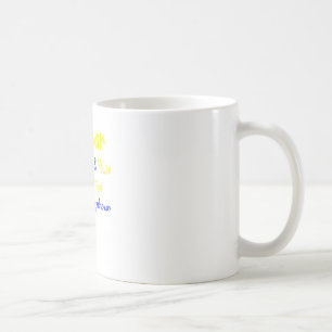 Mug Je porte du bleu jaune pour combattre le syndromeC