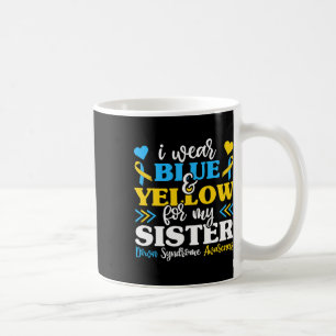 Mug Je Porte Du Bleu Jaune Pour Ma Soeur Syndrome De D
