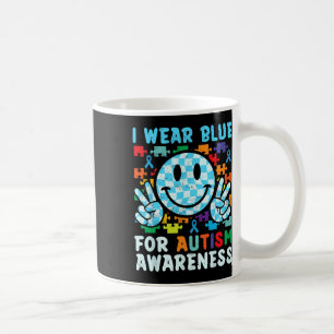 Mug Je Porte Du Bleu Pendant Le Mois De La Sensibilisa