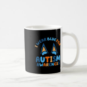 Mug Je Porte Du Bleu Pour L'Amour De Sensibilisation s