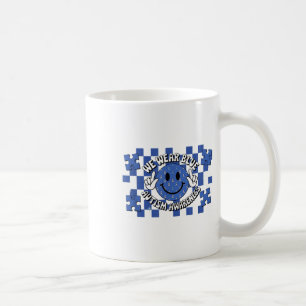 Mug Je Porte Du Bleu Pour Le Mois De La Sensibilisatio