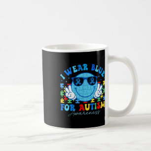 Mug Je Porte Du Bleu Pour Le Mois De Sensibilisation s