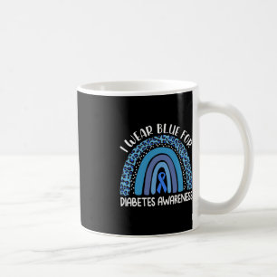Mug Je Porte Du Bleu Pour Le Soutien À La Sensibilisat