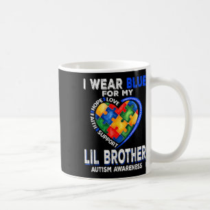 Mug Je Porte Du Bleu Pour Ma Sensibilisation sur l'aut