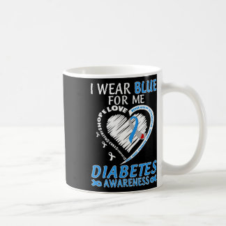 Mug Je Porte Du Bleu Pour Moi Sensibilisation Au Diabè