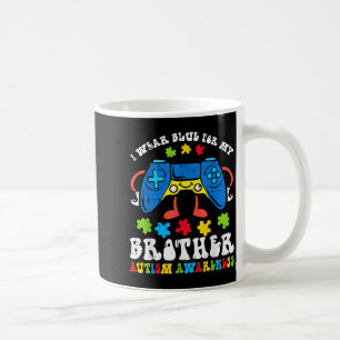 Mug Je porte du bleu pour mon frère Sensibilisation à