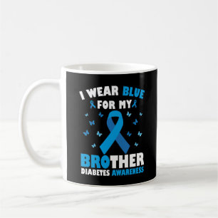 Mug Je Porte Du Bleu Pour Mon Frère Sensibilisation Au