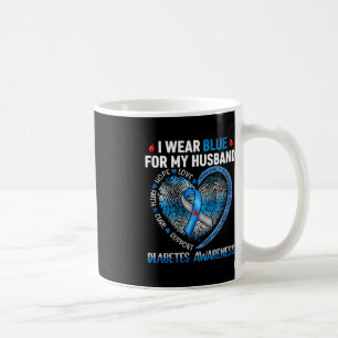 Mug Je Porte Du Bleu Pour Mon Mari Sensibilisation Au