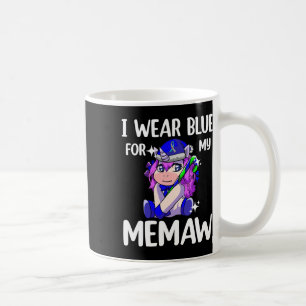 Mug Je Porte Du Bleu Pour Mon Mémoire Soutien À La Sen