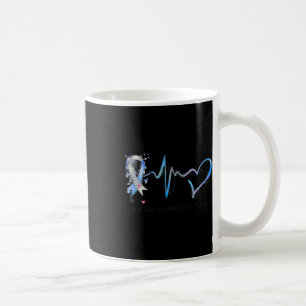 Mug Je Porte Du Bleu Pour Quelqu'Un Lutte Contre Le Di