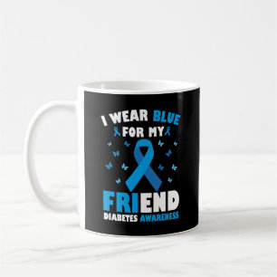 Mug Je Porte Du Blu Pour Mon Ami Sensibilisation Au Di