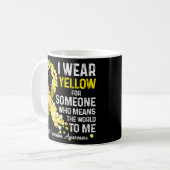 Mug Je Porte Du Jaune À Quelqu'Un Qui Manque De Préven (Devant gauche)