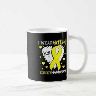 Mug Je Porte Du Jaune Pour Sensibilisation Au Suicide