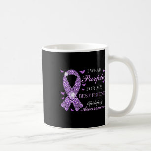 Mug Je Porte Du Purple Pour Mes Meilleurs Amis Des Lau