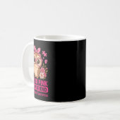 Mug Je Porte Du Rose Pour Mon Ami Mignonne Propre Canc (Devant gauche)