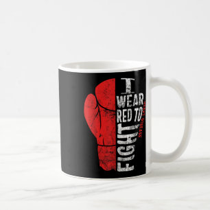 Mug Je Porte Du Rouge Pour Combattre La Sensibilisatio