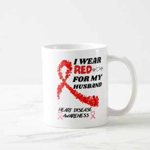 Mug Je Porte Du Rouge Pour La Journée De Sensibilisati