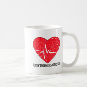Mug Je porte du rouge pour lutter contre la sensibilis