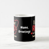 Mug Je porte du rouge pour lutter contre les maladies (Centre)