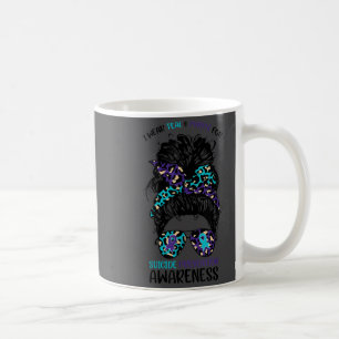 Mug Je porte du sarcelle &amp; du violet pour la préve