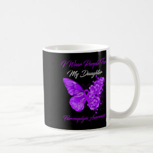 Mug Je Porte Du Violet Pour Ma Fille Fibromyalgie Guer
