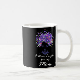 Mug Je Porte Du Violet Pour Ma Mère Soutien Familial H