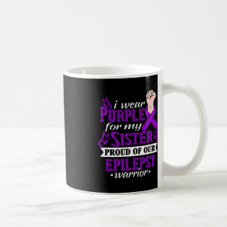 Mug Je Porte Du Violet Pour Ma Soeur Epilepsie Guerriè