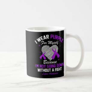 Mug Je porte du violet pour moi-même Sensibilisation a