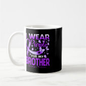 Mug Je Porte Du Violet Pour Mon Frère Conscience De L' (Gauche)