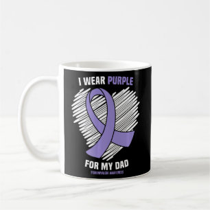 Mug Je Porte Du Violet Pour Mon Père Sensibilisation À