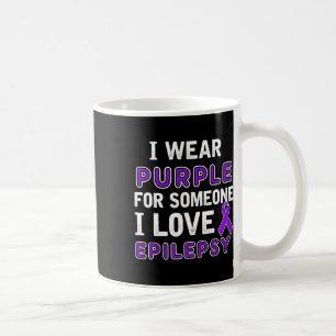 Mug Je porte du violet - Sensibilisation à l'épilepsie